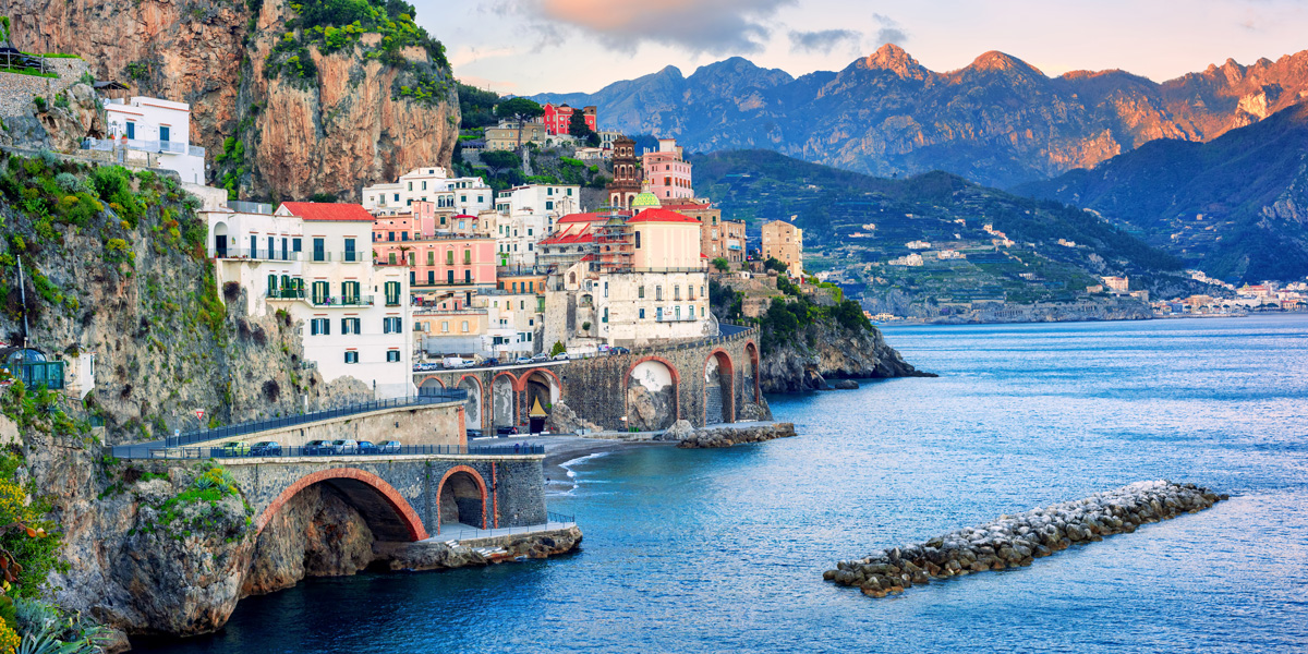 Vacationing in Italy.