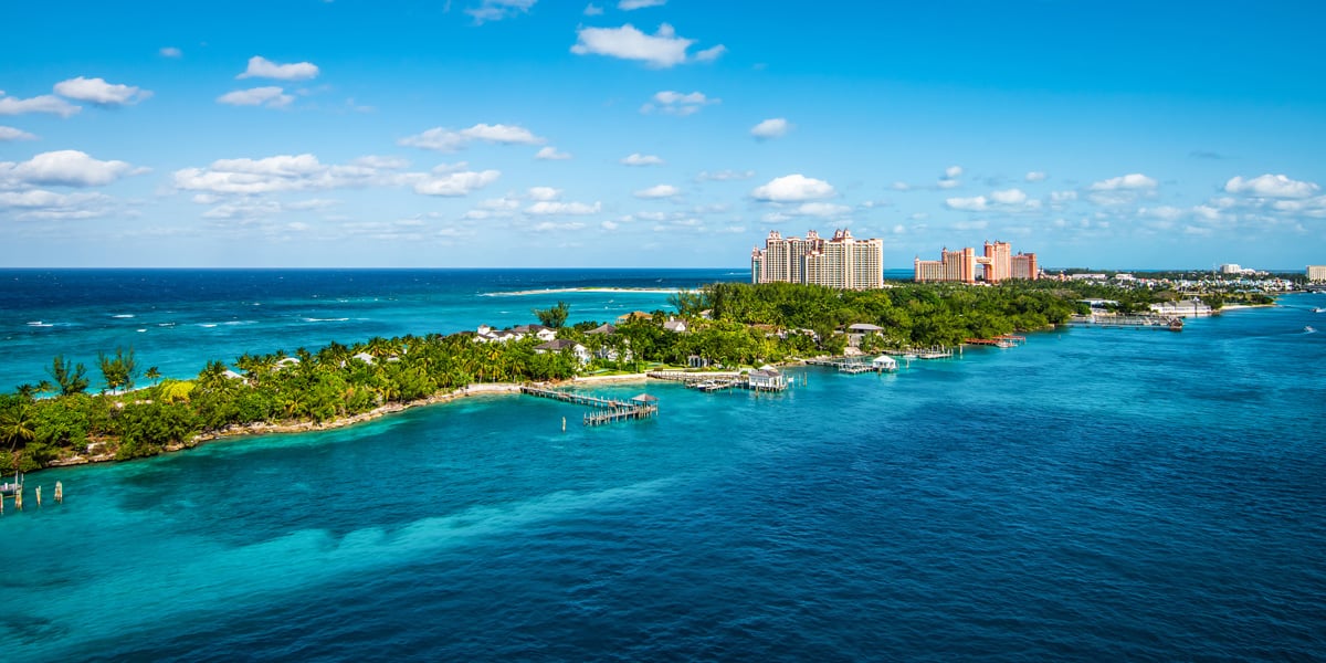 Caribbean vacation in the Bahamas.